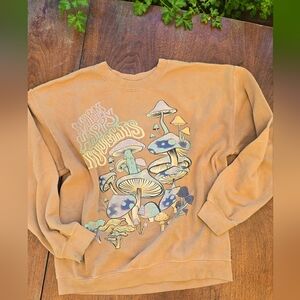 Mushroom Graphic Sweatshirt